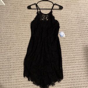 New Free People black dress